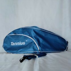 Tannius Tennis Racket Bag Blue New