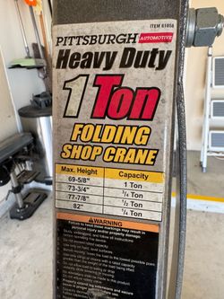 Folding Shop Crane
