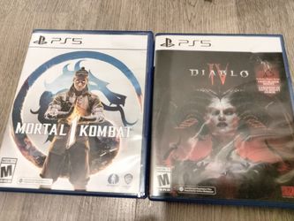 Mortal Kombat And Diablo 4 For PS5 For Sale