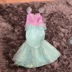 Mermaid Dress 7/8 Years Old Girl 