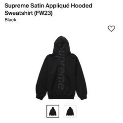 Supreme Satin Black Jacket 
