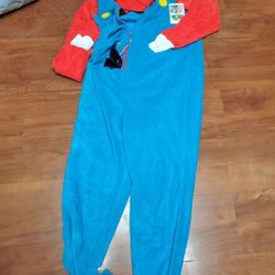Mario Onesie Adult Size Large New