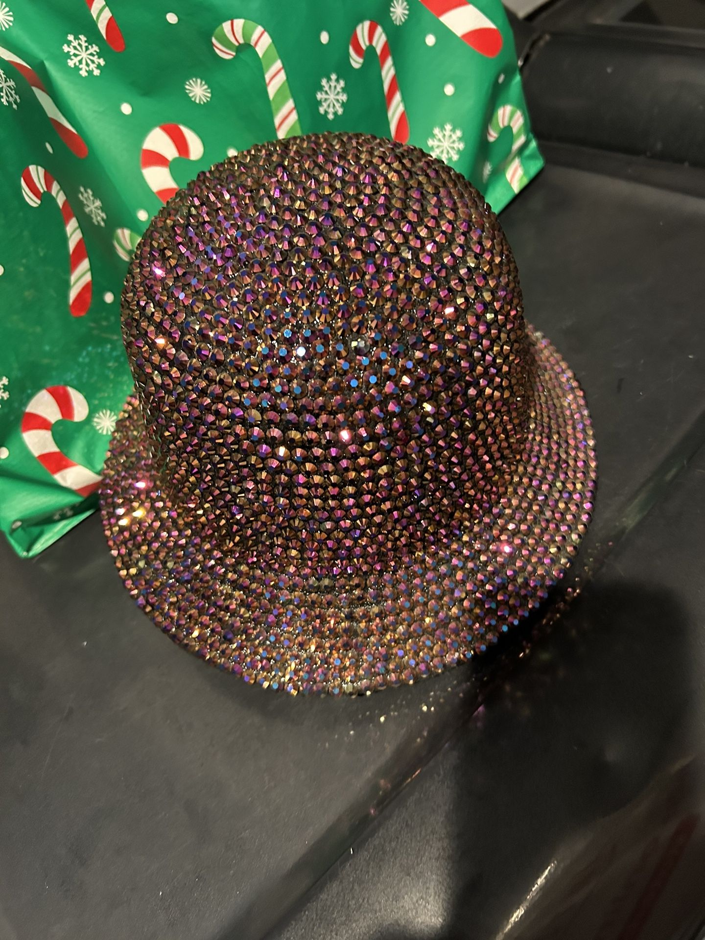 Pink Rhinestone Women’s Hat New