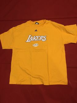 Los Angeles Lakers 2008 NBA Finals Adidas T-shirt new without tags Size xxl