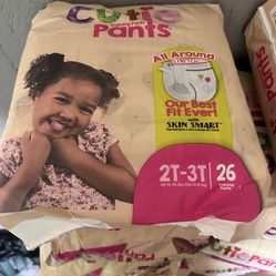 Pampers Size 2T - 3T
