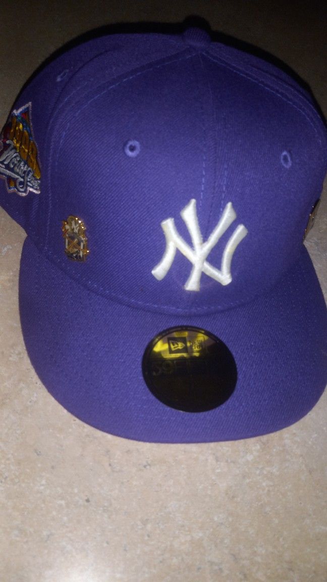 New York Yankees baseball team fitted hat