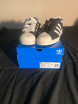 Adidas Superstar Navy Blue / White - Size 11.5 (OG Box Included)