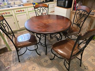 Table and chairs