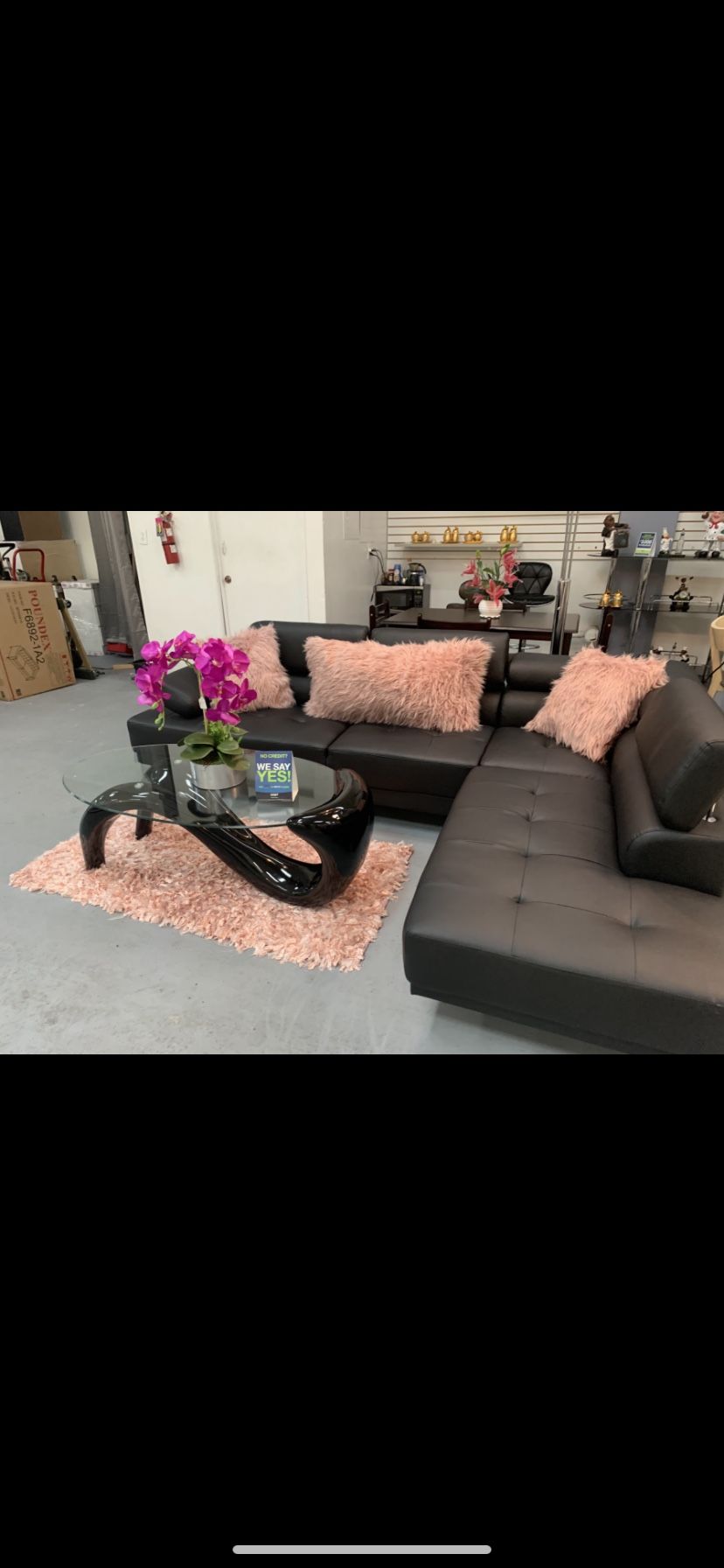New Leatherette Sectional Available In 4color