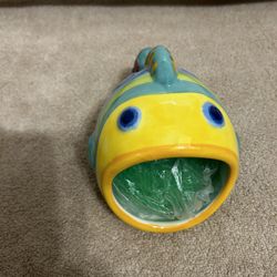 New Ceramic Fish Kitchen Sponge Holder