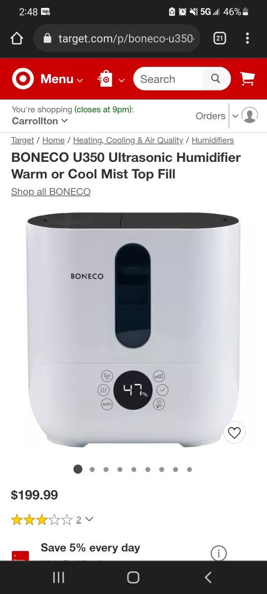 Boneco Air Humidifier 