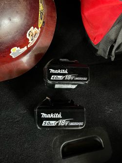 Makita 18v baterias 5.0ah y 4.0ah  $90 por las dos firme precio