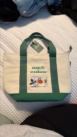 Starbucks x Peanuts Snoopy Tote Bag
