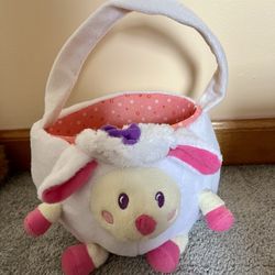 Plush Easter Bunny Basket