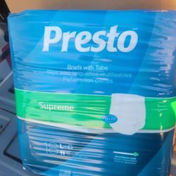 New Presto Adult Medium And Large Size Brief 