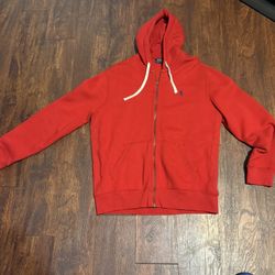Red Polo sweater Size L