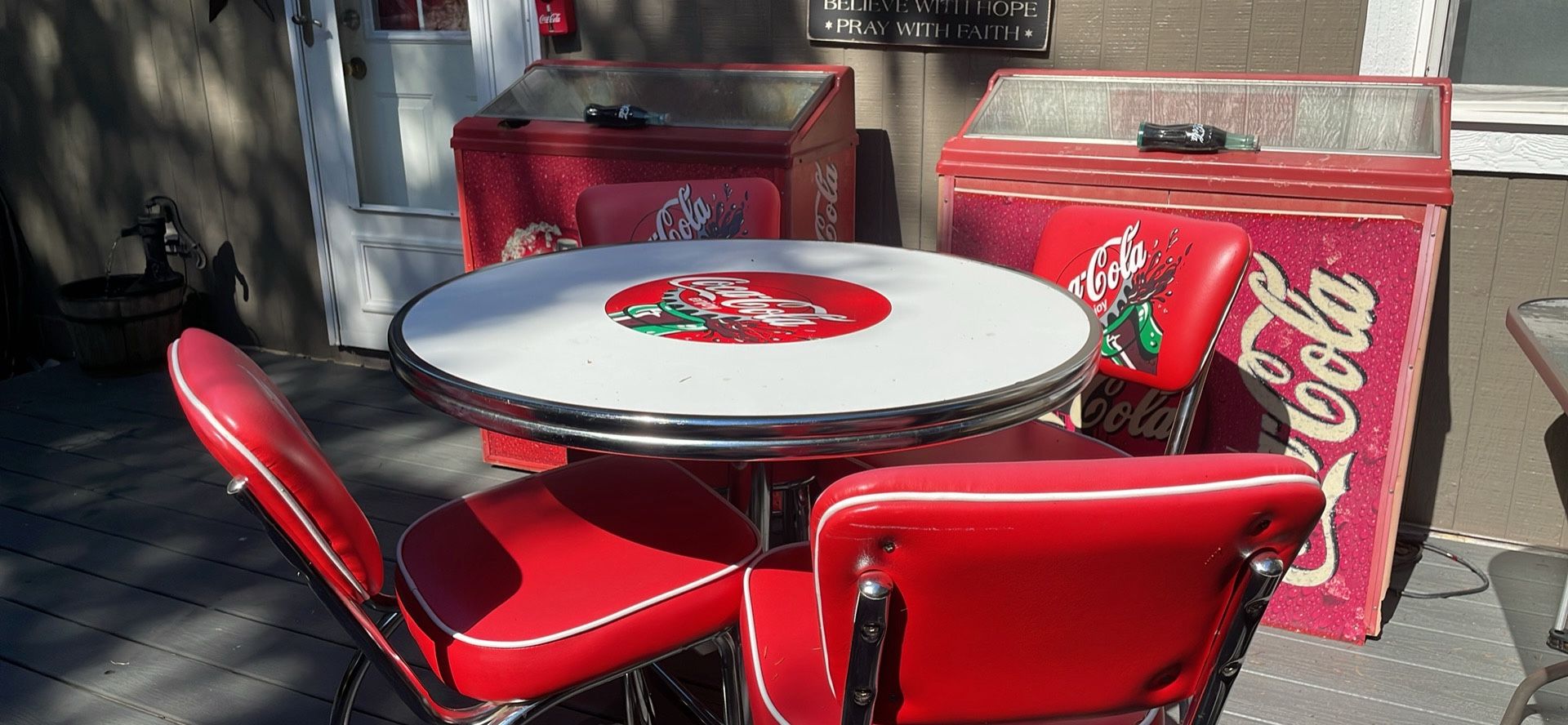 Coca Cola Table Set