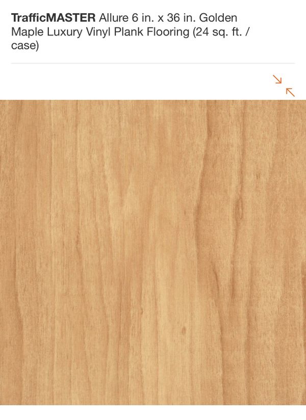 Trafficmaster Allure 6 In X 36 Golden Maple Luxury Vinyl Plank Trafficmaster Allure 6 In X 36 Golden Maple Luxury Vinyl Plank Flooring For Glendale Az Offerup