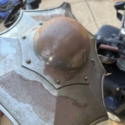 Medieval Helmets And Shields