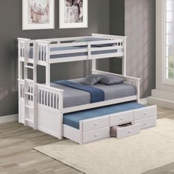 Twin Full Bunk Bed 100 Days Payment Option