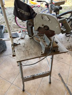 Pro-Tech Chop Saw With Table