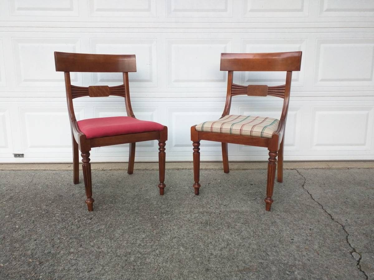 Pair chairs by Milling Road - A Division Of Baker Furniture (High End)