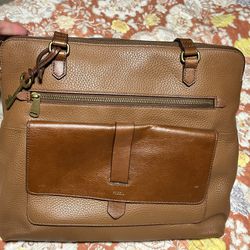 Brown Leather Fossil Purse
