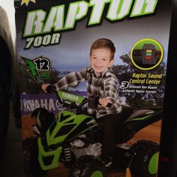 12V Yamaha Raptor ATV Powered Ride-on
