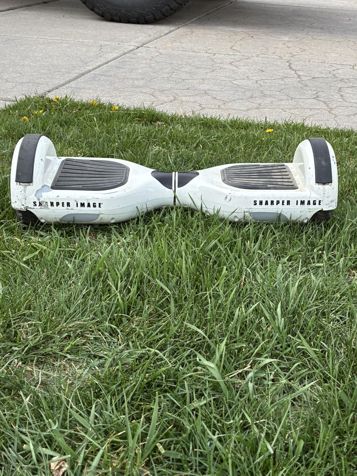 Used Sharper Image Hoverboard / White