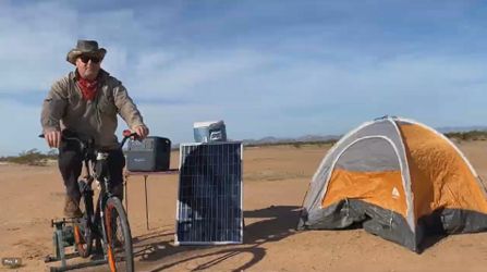 Prepper SHTF bicycle generator 12V batter charger
