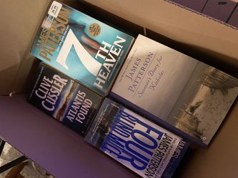 James Patterson, Clive Cussler, Robert Ludlum books