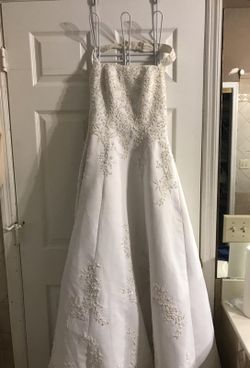 Long wedding dress