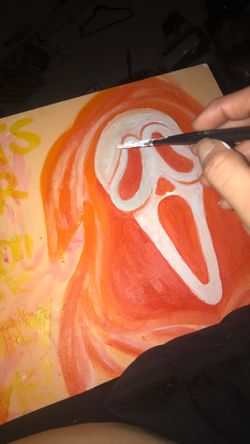 Ghost Face Painting