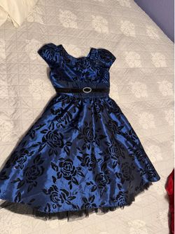 Blue  or white and red dress size 6  $15  each