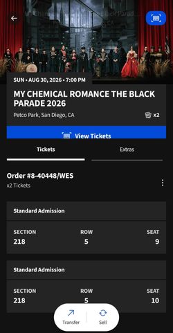 My Chemical Romance concert