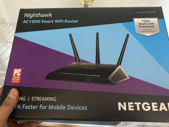 NETGEAR Nighthawk Smart WiFi Router (R7000) - AC1900 Wireless Speed (up to 1900 Mbps) |