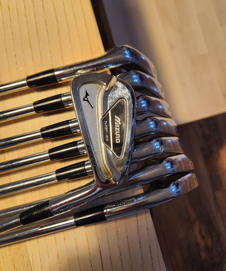 Mizuno MP59 Forged Iron set 3-p (8 clubs) matching (contact info removed) serial numbers 