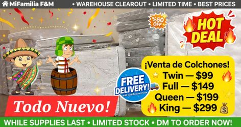 Colchones NUEVOS EMPESANDO $99