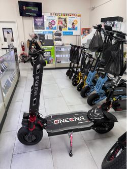 Onecona electric scooter 50mph! Finance for $50 down payment!!
