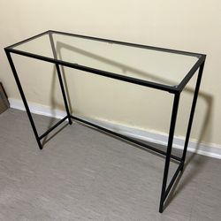 Moving Sale – VASAGLE Glass Console Table – Like New – $25 (Orig. $70)