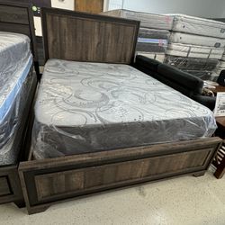 Bed Frame With Mattress And Boxspring 