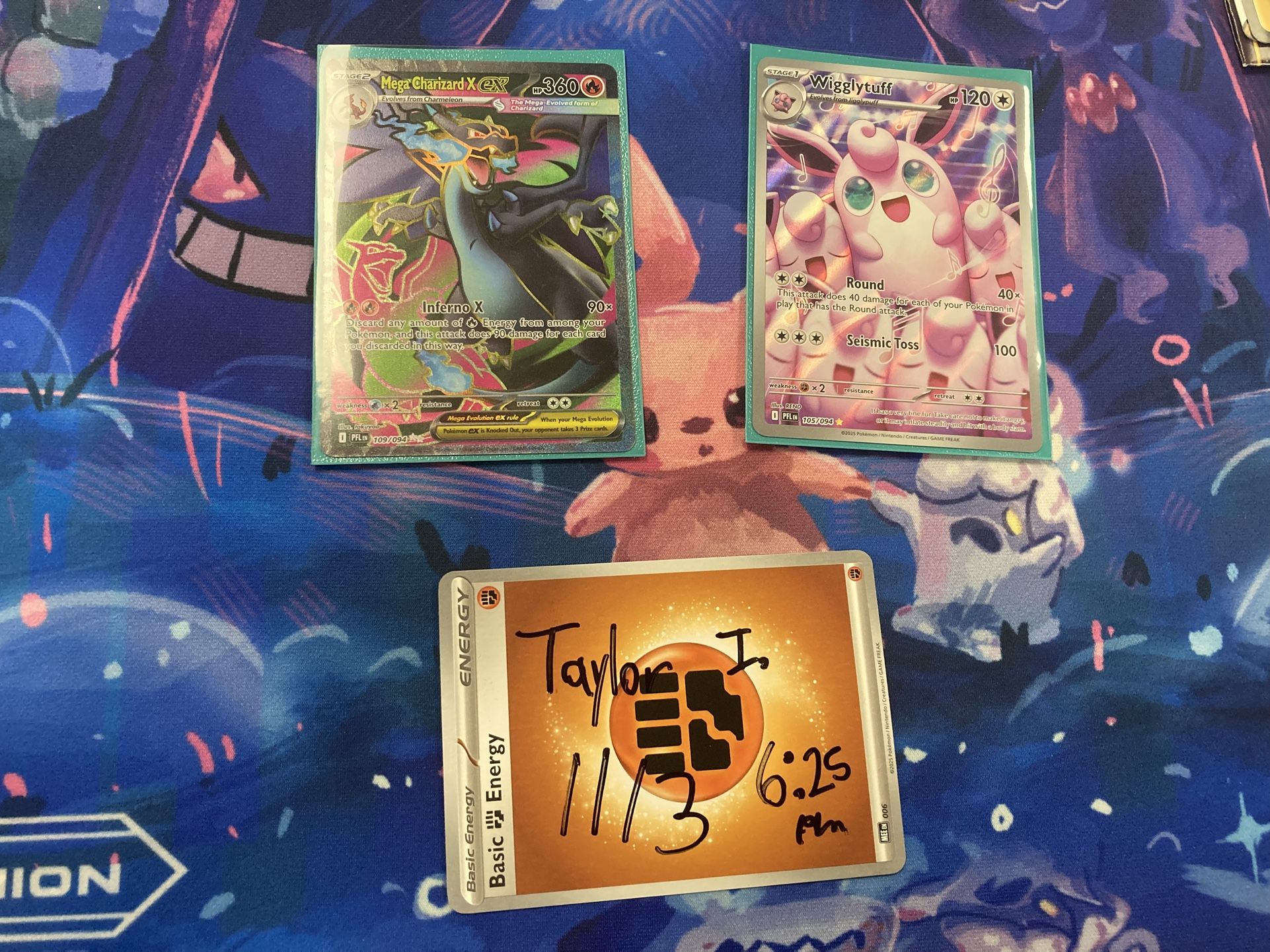 Mega Charizard Ex Full Art & Wiggilytuff IR For Sale