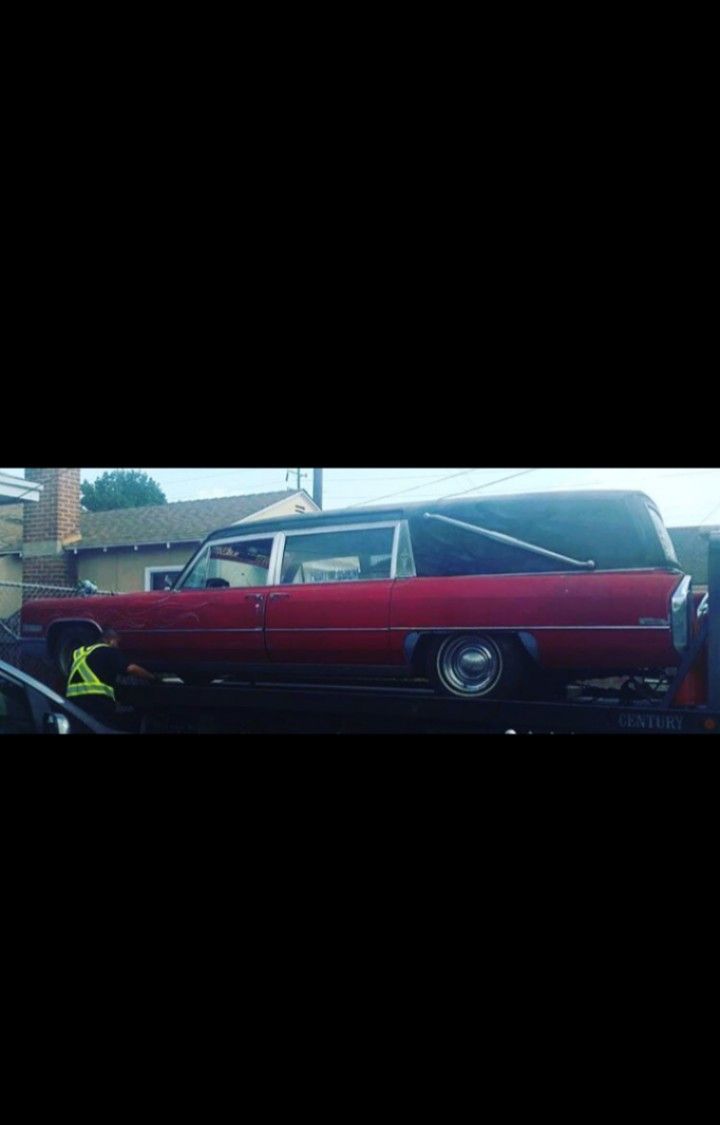 1966 Cadillac Hearse Price Drop $4,500 Firm As Is