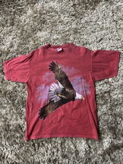 Vintage Eagle T Shirt Made In USA Size Large 