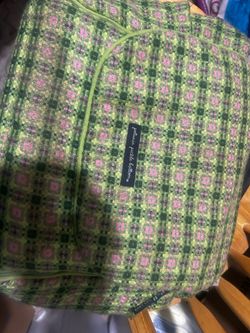 Petunia Pickle Bottom Touring Tote – Green & Pink Plaid