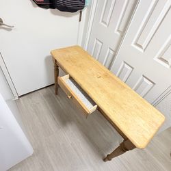 Wooden Console Table with Drawer