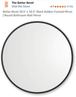 Round Wall Mirror – 30.5” Diameter