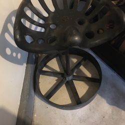 Vintage Tractor Seat Chair