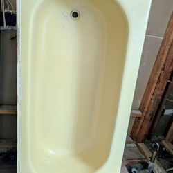Metal Bathtub (Retro Yellow)