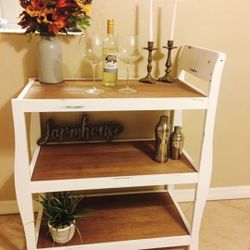 Entry Table Serving Cart